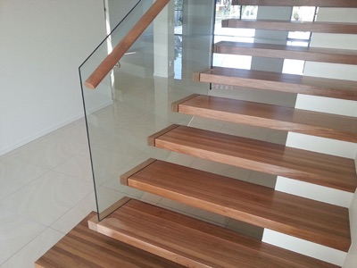 Bolsena-Hope Island home — stairs