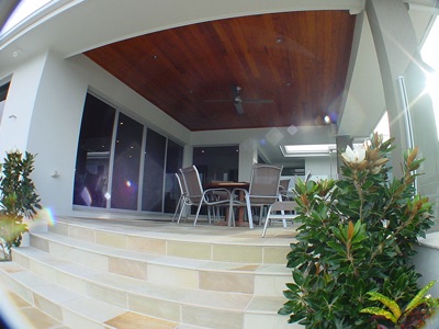 Lindsay-Paradise Point home — rear/exterior