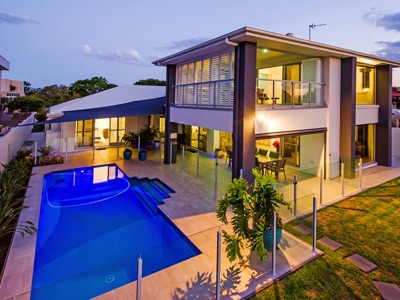 Lindsay-Paradise Point home — rear/exterior