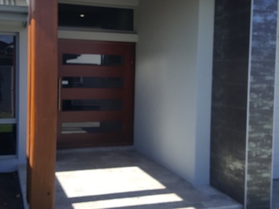 Palladium-Hope Island home — entry/portico