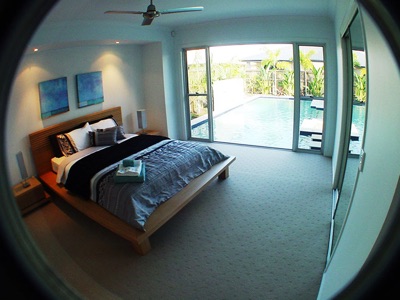 Temple Island - Oxenford home — bedroom
