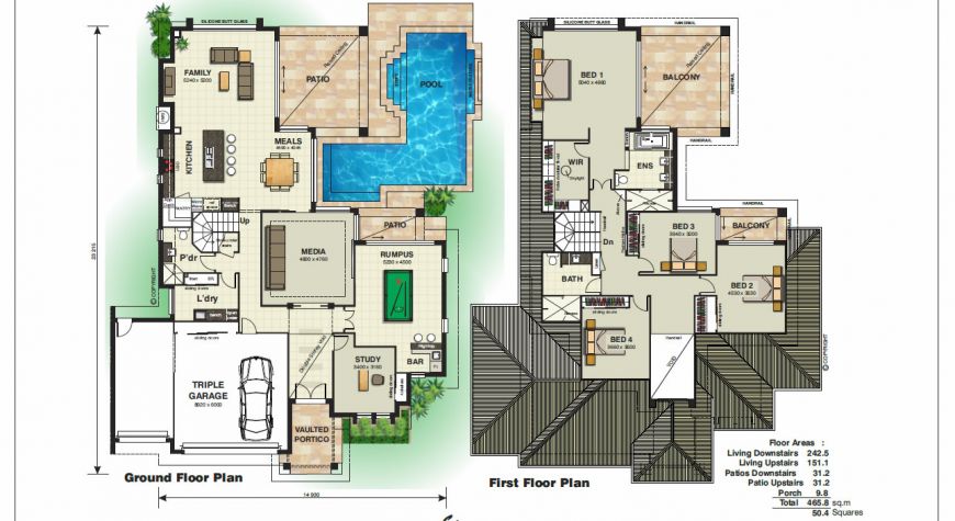 Sienna floorplan